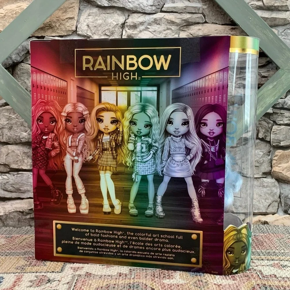 Gabriella Icely New Rainbow High Ice Blue Hair Doll Exclusive Accessories NIB
